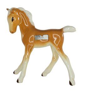 Vintage Rober Simmons Palomino Foal Horse Toni Figurine *Repaired*